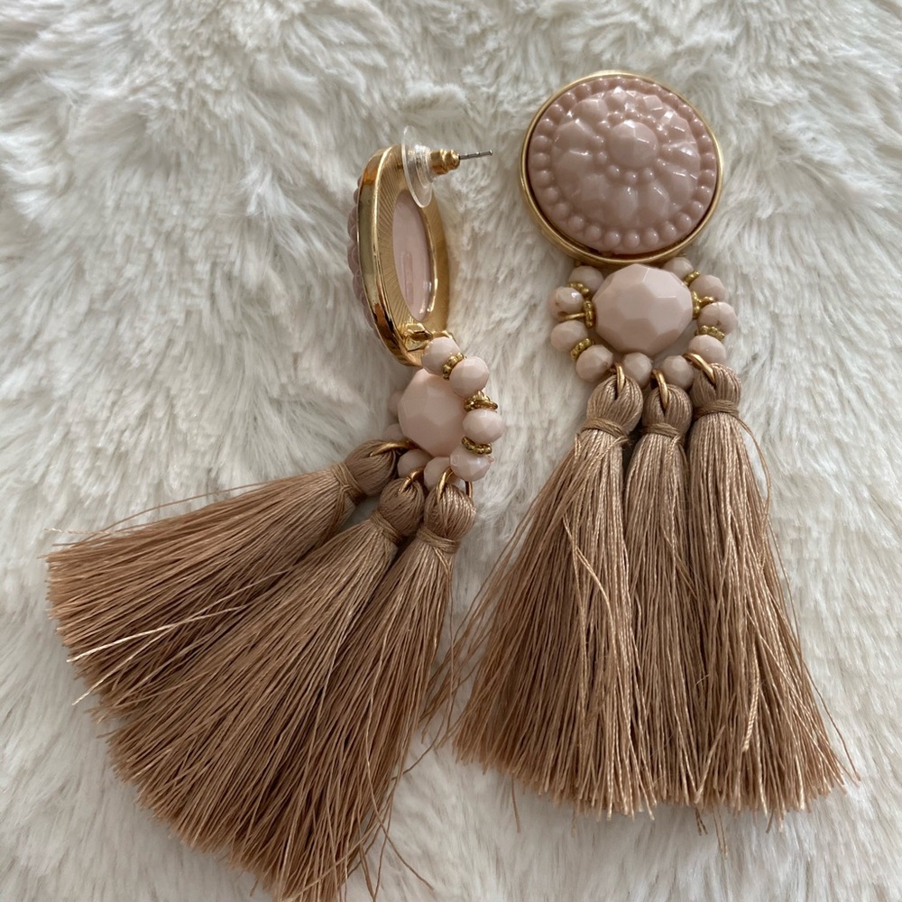 Blush colored earrings!